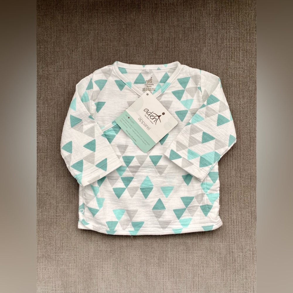Aden by Aden + Anais muslin kimono top Size 0-3 months NWT